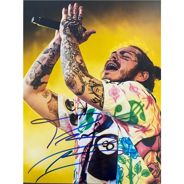 Post Malone signed photo