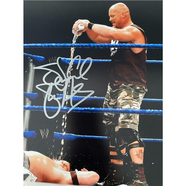 WWE Stone Cold Steve Austin signed photo