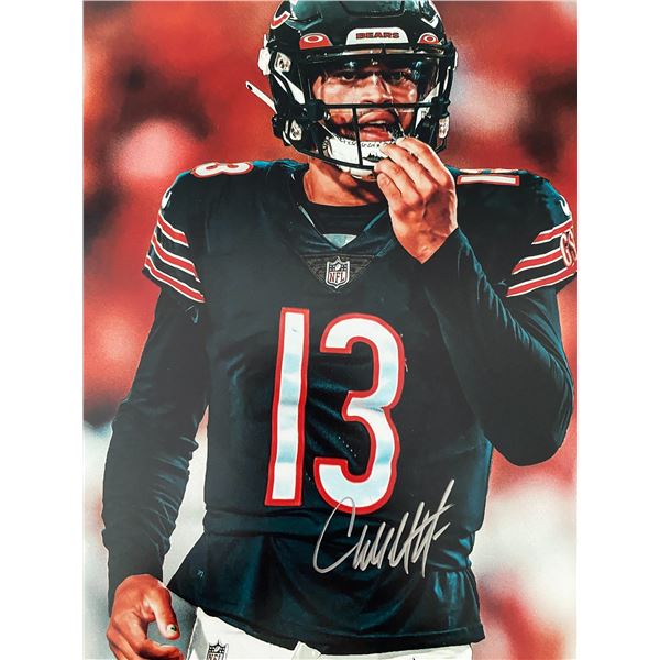 Chicago Bears Caleb Williams signed photo