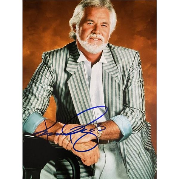 Kenny Rogers signed photo. GFA Authenticated