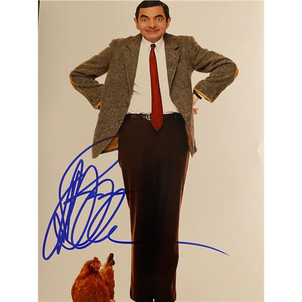 Mr Bean Rowan Atkinson signed photo