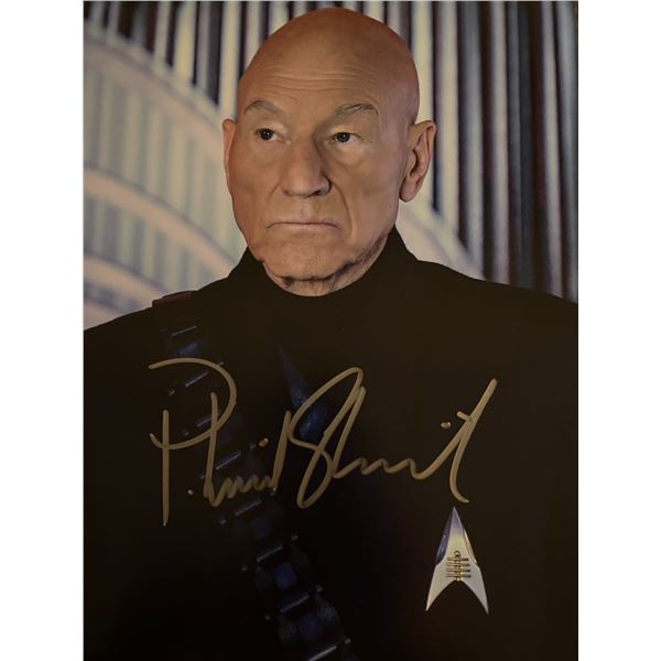 Star Trek Patrick Stewart signed photo