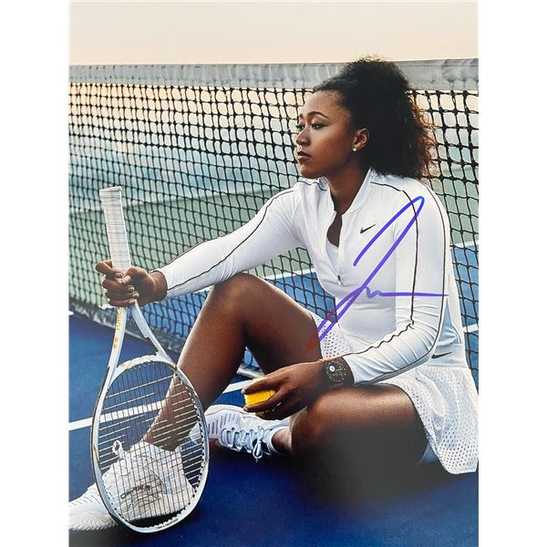 Naomi Osaka signed photo