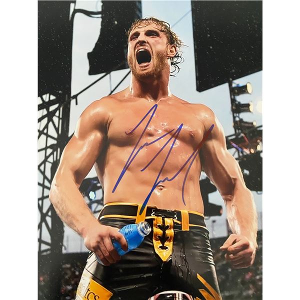 Logan Paul signed photo