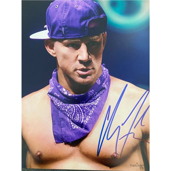 Channing Tatum signed photo