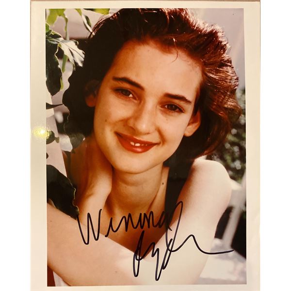 Beetlejuice Winona Ryder signed photo