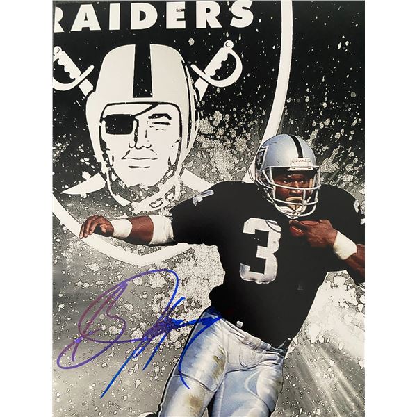 Los Angeles Raiders Bo Jackson signed photo