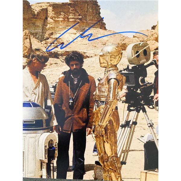 Star Wars George Lucas signed photo