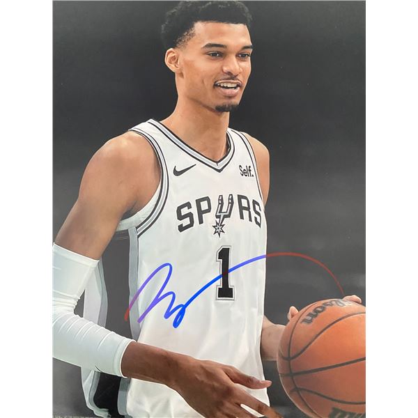 NBA San Antonio Spurs Victor Wembanyama signed photo