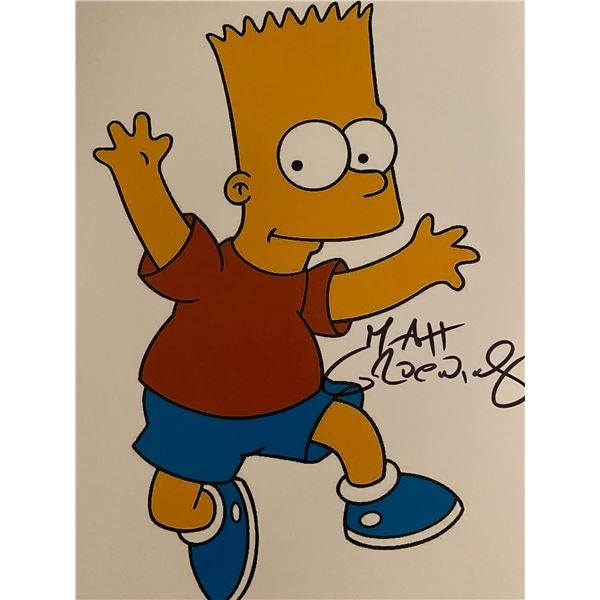 The Simpsons Matt Groening signed photo