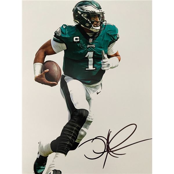 Philadelphia Eagles QB Jalen Hurts signed photo