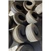 Image 2 : Qty 10 Tires, Misc Sizes, Some on Rims