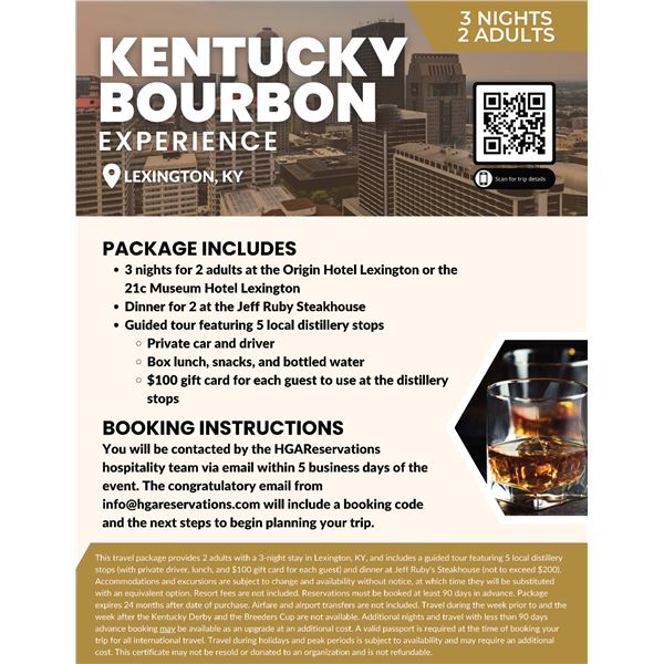 Kentucky Bourbon Tasting for 2
