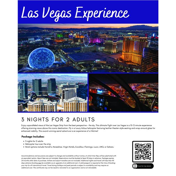 3 Night Las Vegas Experience