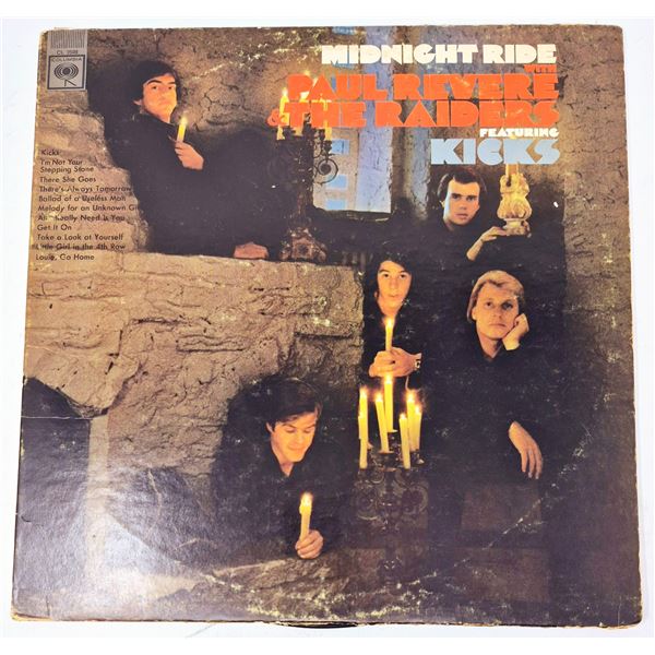 Paul Revere & The Raiders “Midnight Ride” LP – Columbia CL 2508 Garage Ro