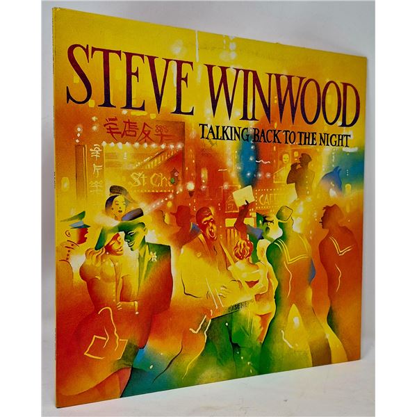 Steve Winwood "Talking Back to the Night" 1982 Vinyl LP – Original US Pressing