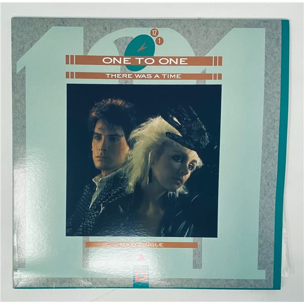 One To One "There Was a Time" 12" Vinyl Maxi-Single – 1980s Canadian Synthpop