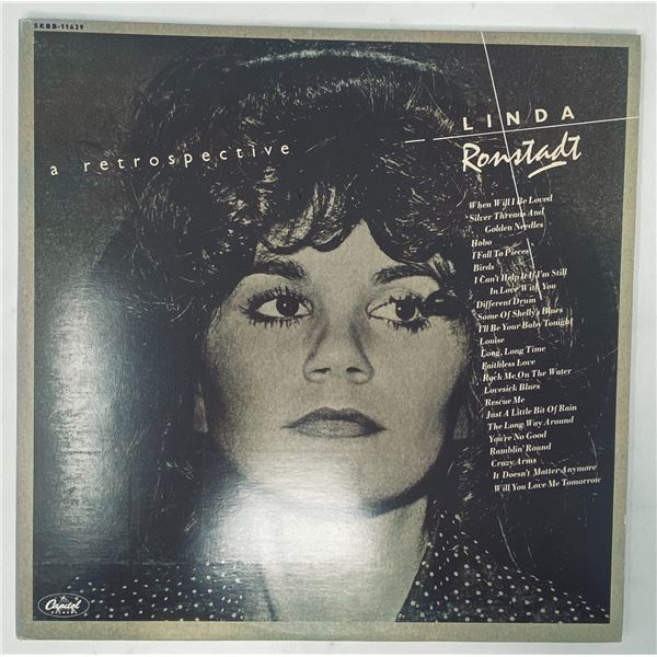 Linda Ronstadt "A Retrospective" 1977 2xLP Vinyl Compilation – Capitol Records Anthology