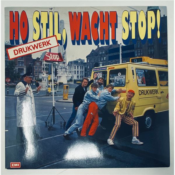 Drukwerk – Ho Stil, Wacht Stop! (Dutch EMI LP, c.1980s)