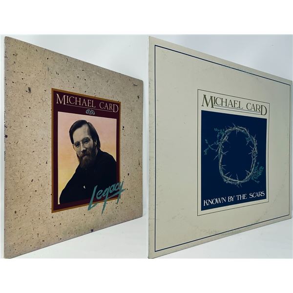 Lot of 2 LPs – Michael Card 'Legacy' & 'Known by the Scars'