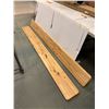 Image 1 : LOT DE 2 BANCS (SANS PIEDS)  96"x10"