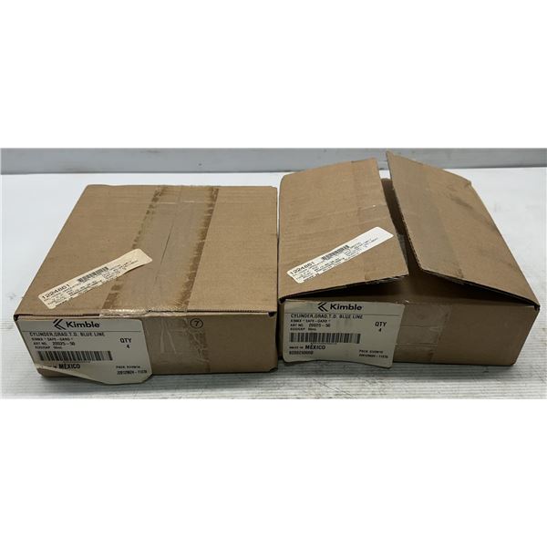 (2) Kimble #20025-50 Kimax Safe-Gard Cylinder Graduates