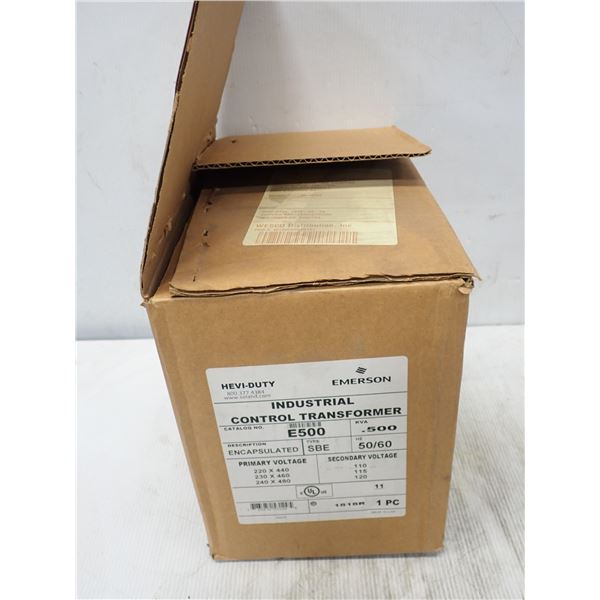 Emerson #E500 Industrial Control Transformer