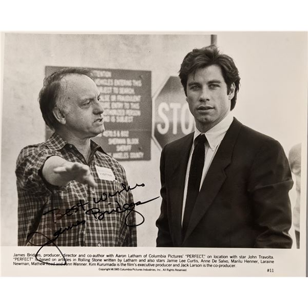 James Bridges signed photo