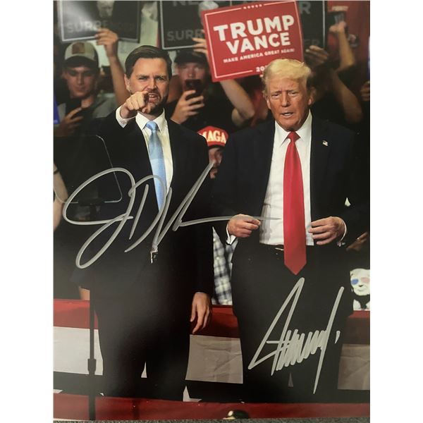 2024 Trump Vance signed photo