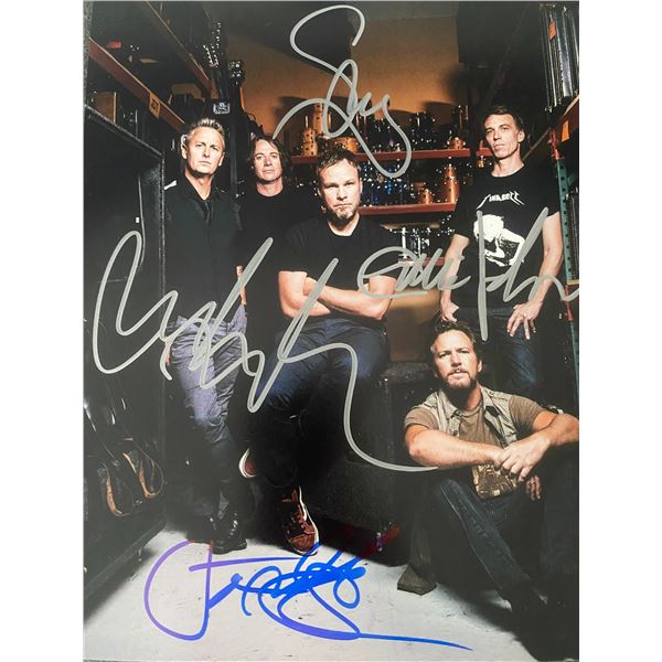 Pearl Jam Band signed photo