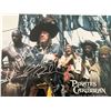 Image 1 : Pirates of the Caribbean: The Curse of the Black Pearl Geoffrey Rush and Isaac C. Singleton Jr. sign