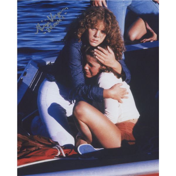 Jaws 2 Gigi Vorgan signed movie photo. JSA