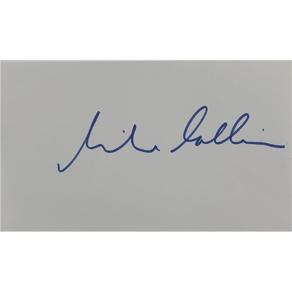 NASA Michael Collins signed card