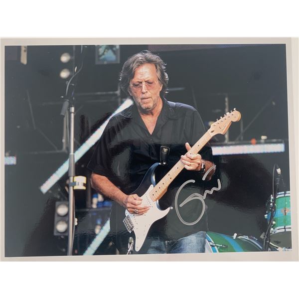 Eric Clapton signed photo.