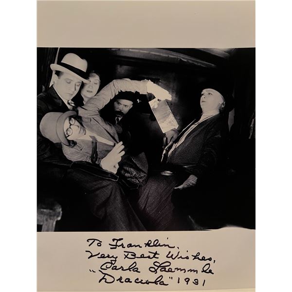 Carla Laemmle signed photo