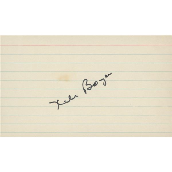 Ken Boyer original signature