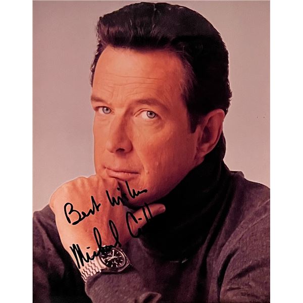 Author Michael Crichton signed photo