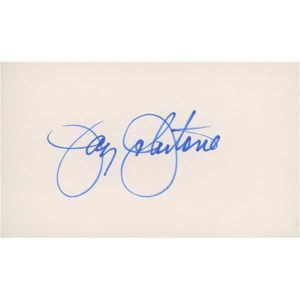 Jay Johnstone original signature