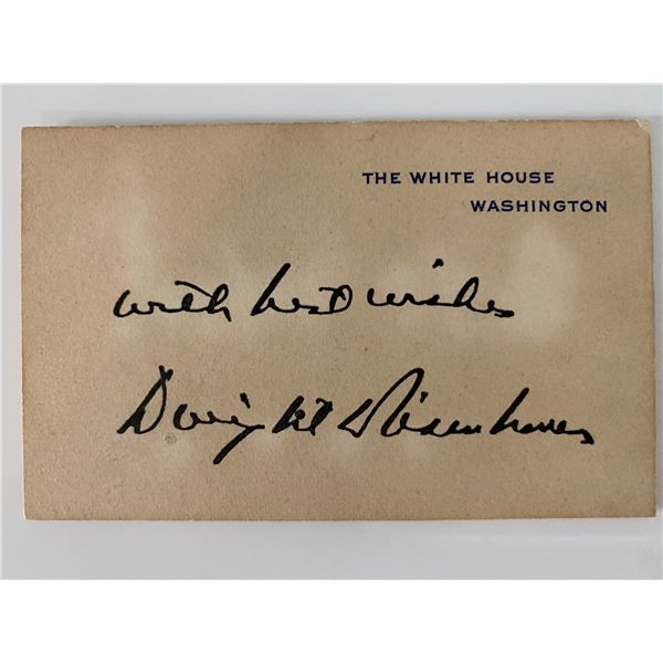 Dwight D. Eisenhower original signature