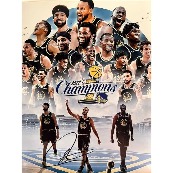 Golden State Warriors Steph Curry signed photo