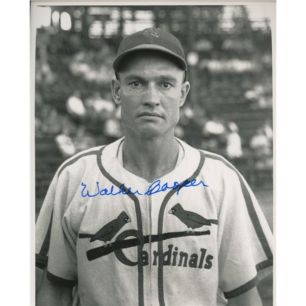 Walker Cooper signed photo