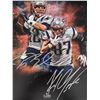 Image 1 : New England Patriots legends Tom Brady and Rob Gronkowski signed photo