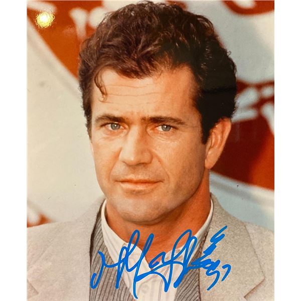 Lethal Weapon Mel Gibson Signed Photo