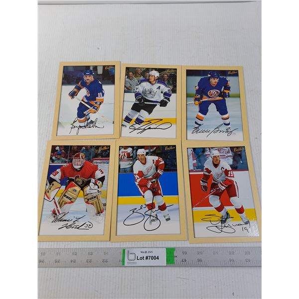 (6) Assorted Printed Autograph Beehive Photos