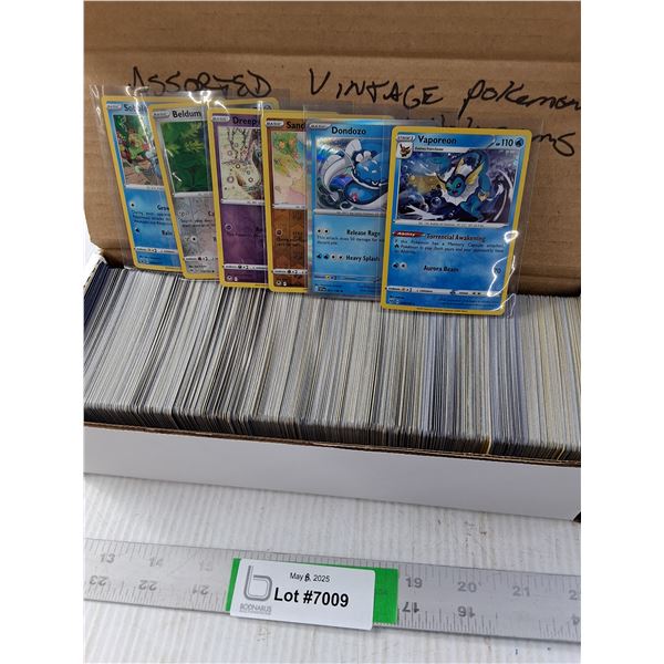 Vintage Older 600 Pokemon and Holograms-CANNOT GUARANTEE AUTHENTICITY