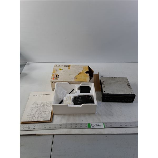 Kenwood Portable Radio and a Ford CD Player