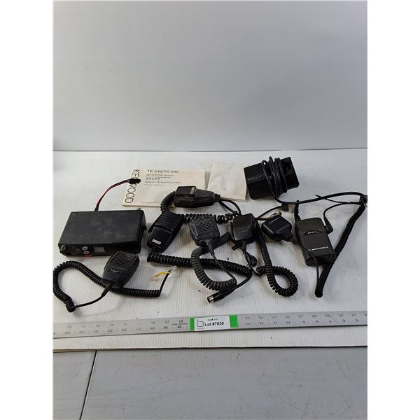 Various Radio Microphones a Charger and portable Unit as Well as Vehicle Unit