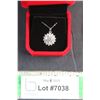 Image 1 : ^3.00 CT GRA Certified Moissanite VVS D Color Stones 925 Silver Pendant Necklace
