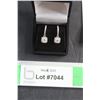 Image 1 : ^1.00 CT TW GRA Certified Moissanite VVS D Color Stones 925 Silver Earrings