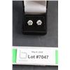 Image 1 : ^4.00 CT TW GRA Moissanite VVS D Color Stones 925 Silver Earrings